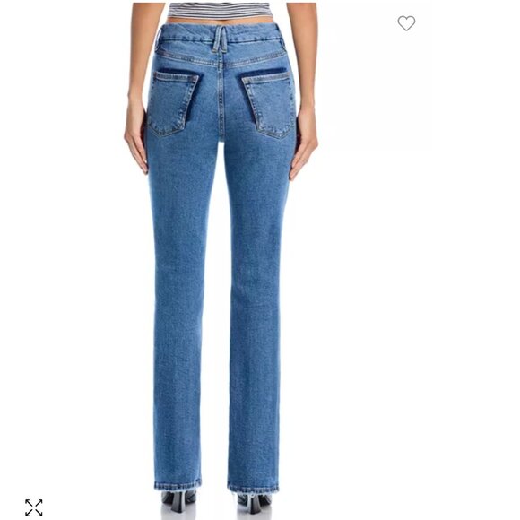 Good American Good Classic High Rise Boot Jean - women's 28 / 6 - Picture 5 of 12